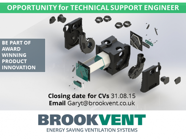 Techincal Support Engineer role with BROOKVENT