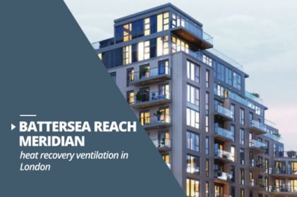 Battersea Reach Meridian heat recovery ventilation project London